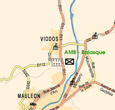 plan d'accès AMB Balasque